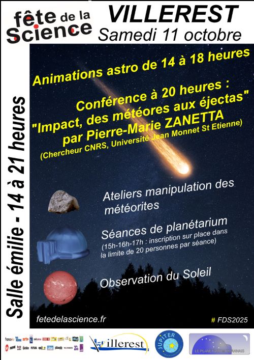 Fete de la science 11 Octobre 2025